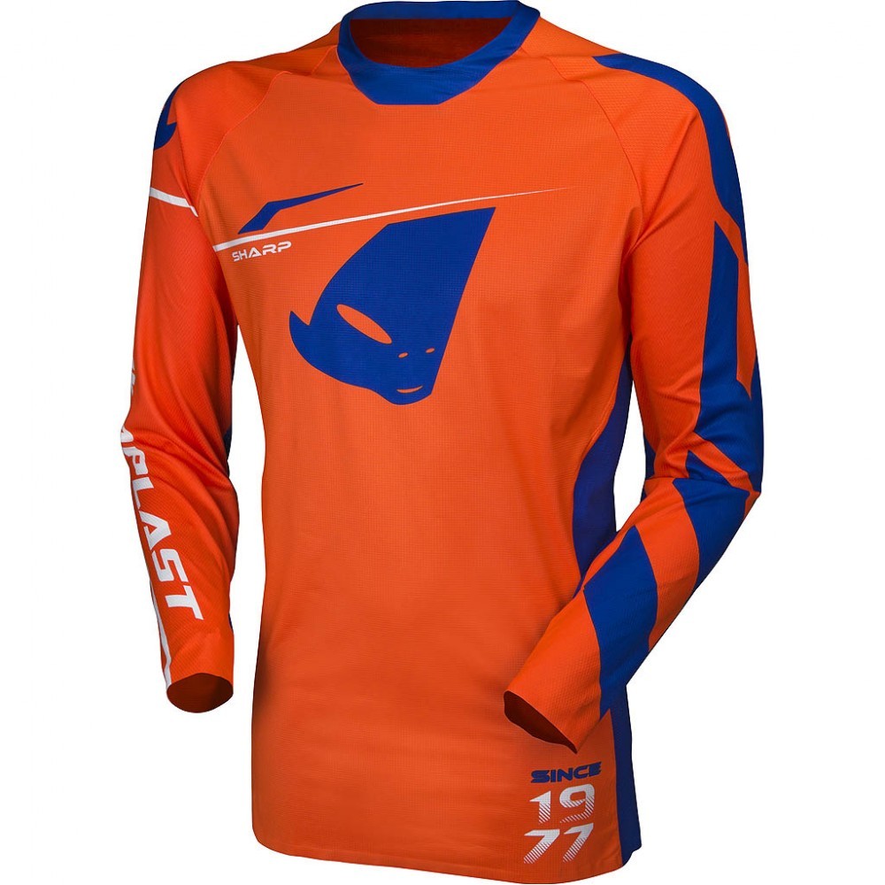 SLIM SHARP 4445-F oranžový off-road dres UFO - L