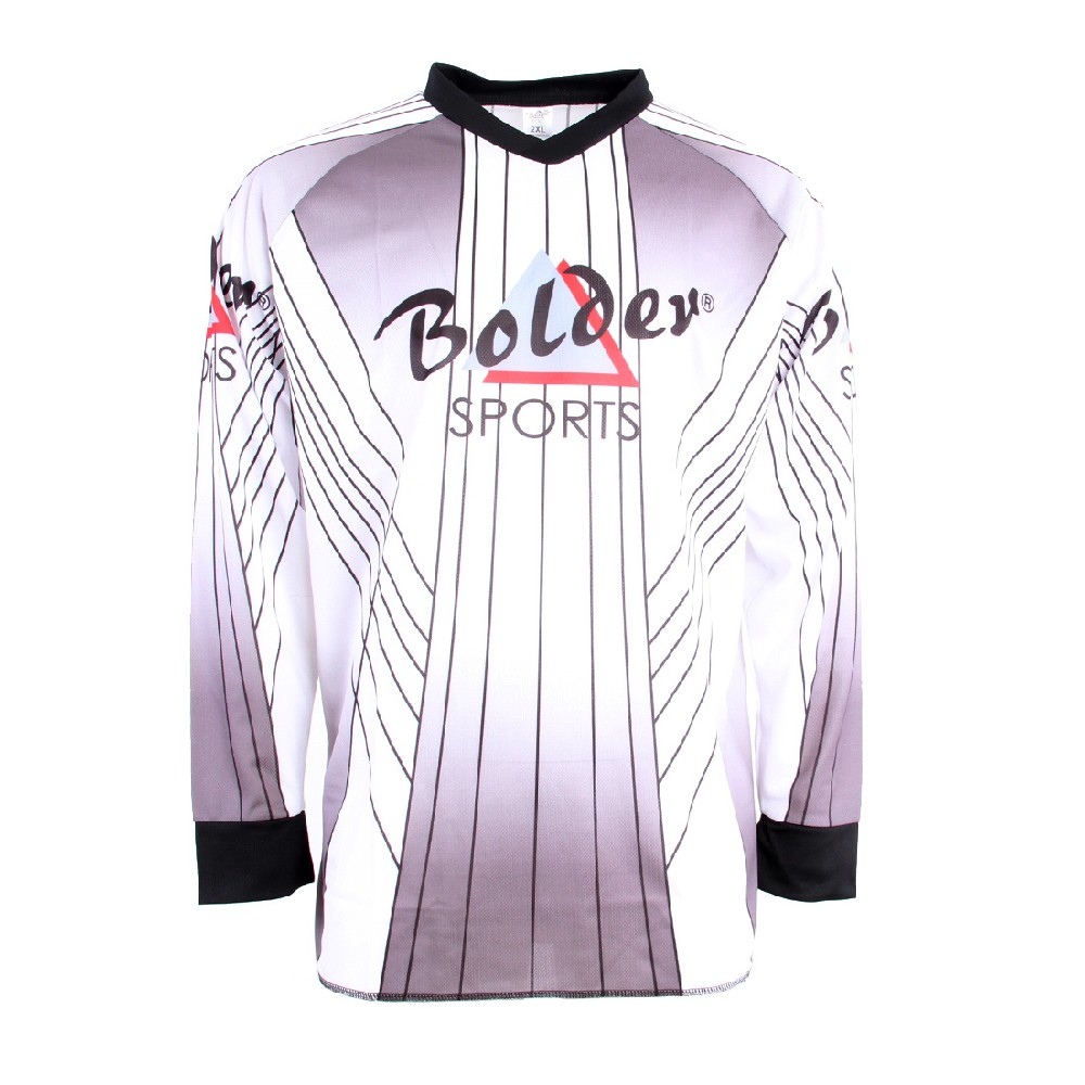 605 bílo-šedý off-road dres BOLDER - 2XL
