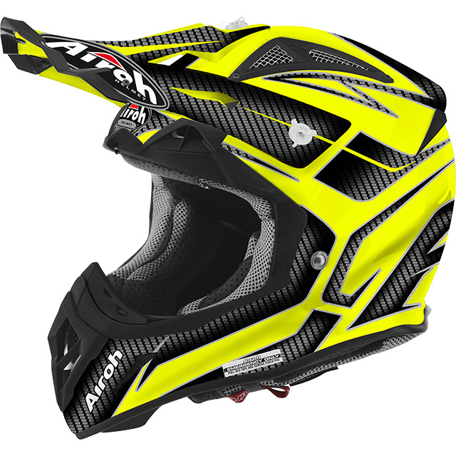 AVIATOR 2.2 RIPPLE AV22RI31 - off-road žlutá moto helma Airoh XL