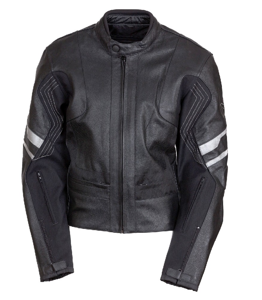 ETERNITY - kožená černá moto bunda INFINE S