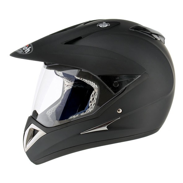 S4 COLOR - S411 enduro černá moto helma Airoh XS