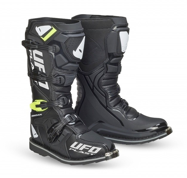 BO006K - OBSIDIAN černé off-road boty UFO - 42