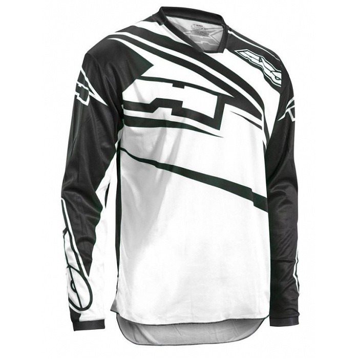 SR černobílý KW - off-road dres AXO - XL