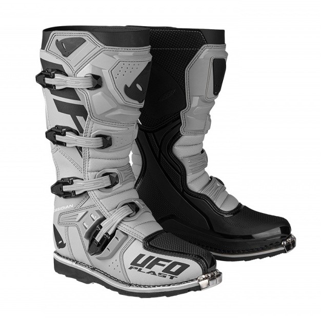 BO006E - OBSIDIAN šedé off-road boty UFO - 42