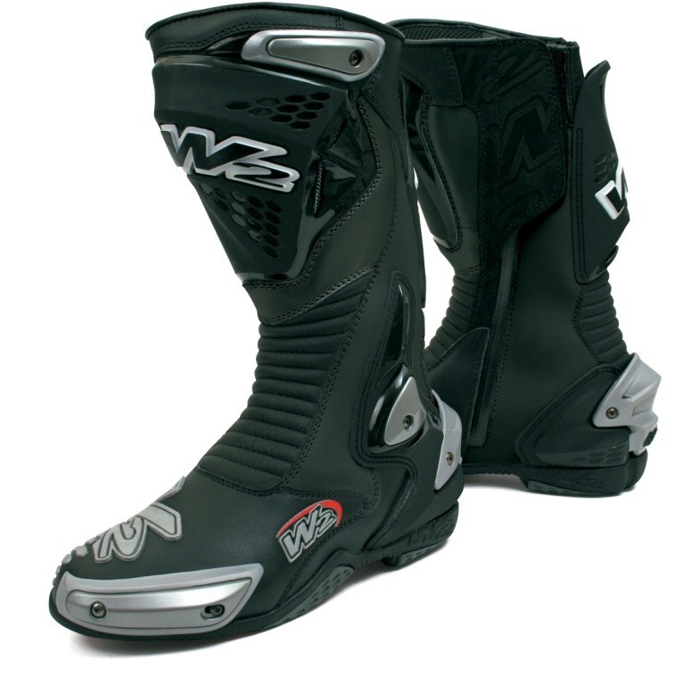 MISANO Magnesiun černé moto boty W2 BOOTS 39