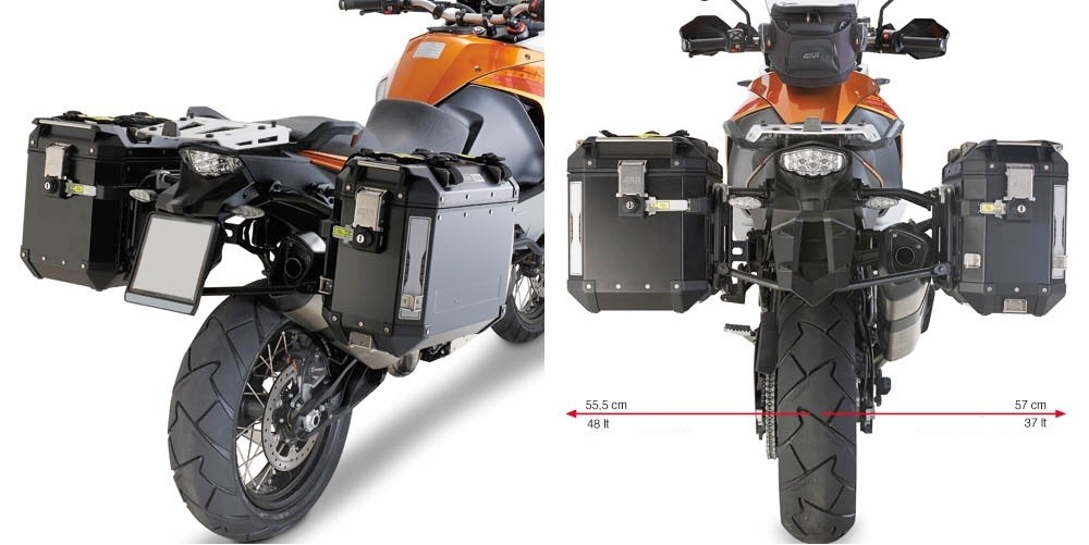 KL7705CAM nosič bočních kufrů KTM 1050/1090/1190/1290 Adventure/Super Adventure (13-20)