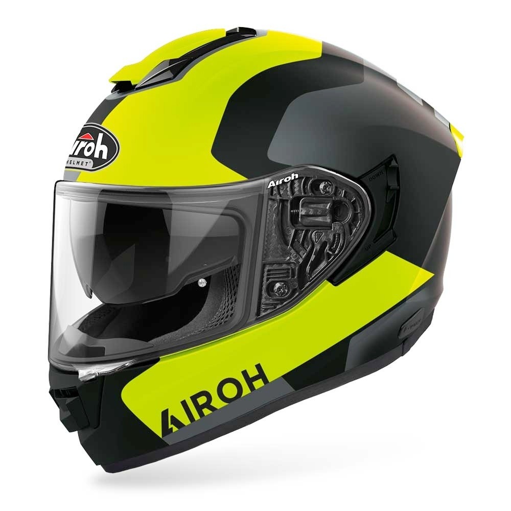 ST.501 DOCK ST5D31 - žlutá integrální moto helma Airoh - L