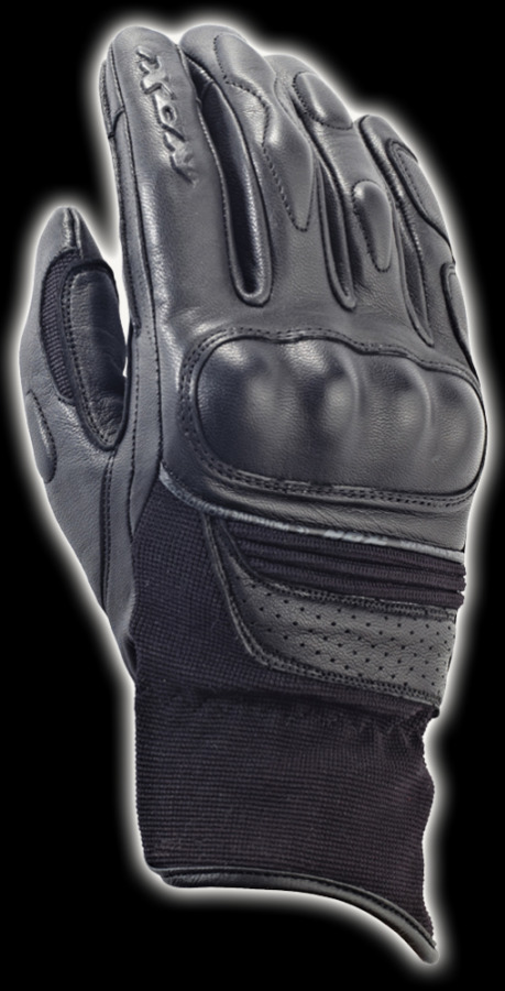RS HUNT HP LADY - dámské černé textilní moto rukavice IXON - XL