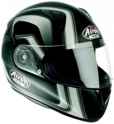 LEOX DARK LXD35 - integrální černá moto helma Airoh
