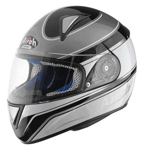 LEOX TWIST LXTW16 - integrální šedá moto helma Airoh