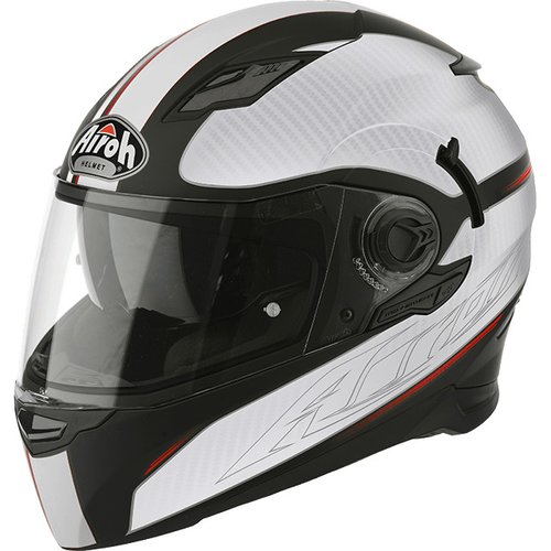 MOVEMENT FAR MVFA17 - integrální černobílá moto helma Airoh