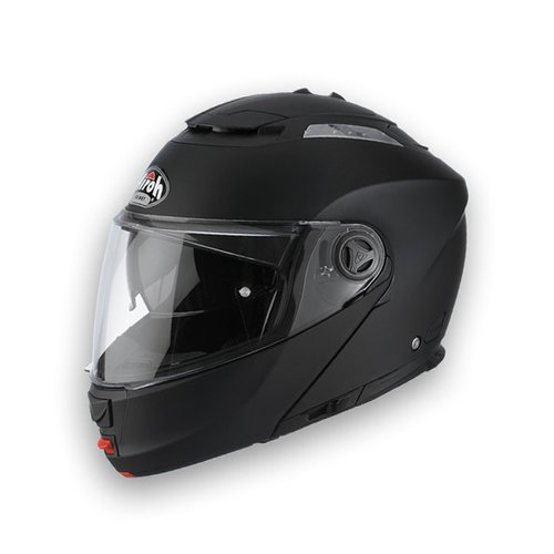 PHANTOM PHS111 - výklopná černá moto helma Airoh