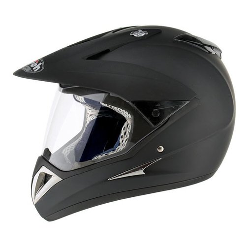 S4 COLOR - S411 enduro černá moto helma Airoh