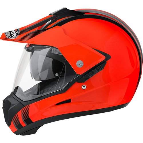 S5 LINE S5LI32 - enduro oranžová moto helma Airoh