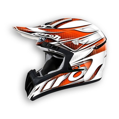 CR901 LINEAR CR1LI32 - oranžová off-road moto helma Airoh