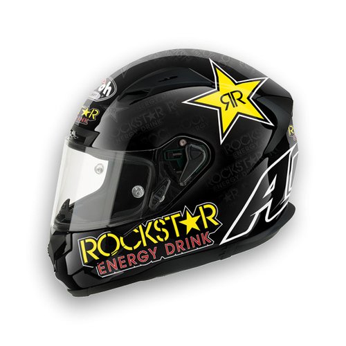 T600 ROCKSTAR T6RK17 - integrální černá moto helma AIROH