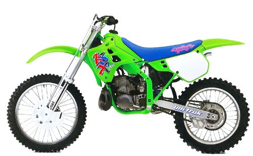 UFO 2736-021 zadn blatnk enduro KAWASAKI KX 125-250 (90-91)