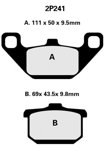 2P241 NS brzdov destiky NISSIN