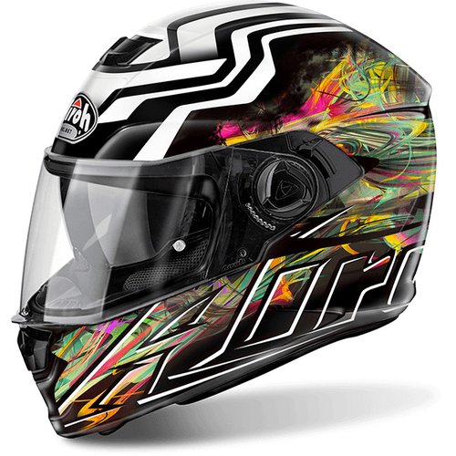 STORM POLLOCK STPO17 - vícebarevná integrální moto helma Airoh