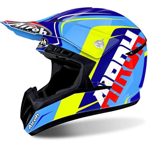 SWITCH SIGN SWSI18 - modr moto cross helma Airoh