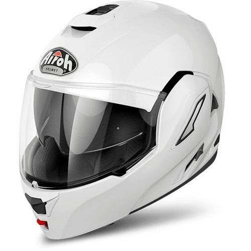 REV COLOR RE14 - překlopná bílá moto helma Airoh