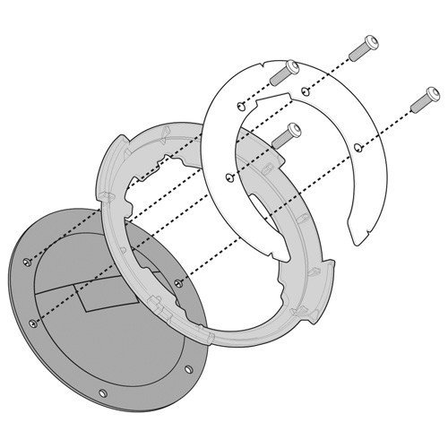 BF03K - HONDA 600-1300 - redukce pro tankvak tanklock KAPPA