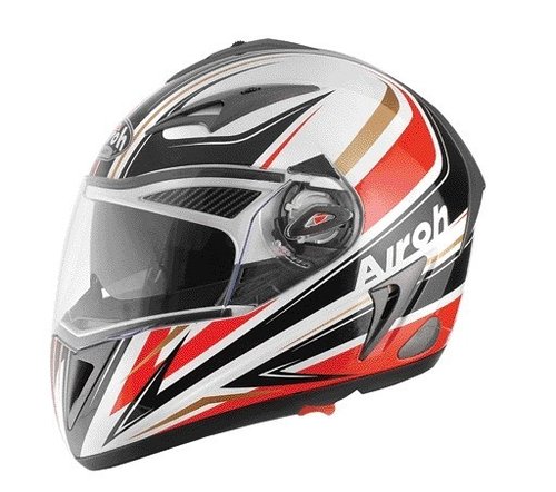 FORCE WAY FCW55 - integrln erven moto helma Airoh