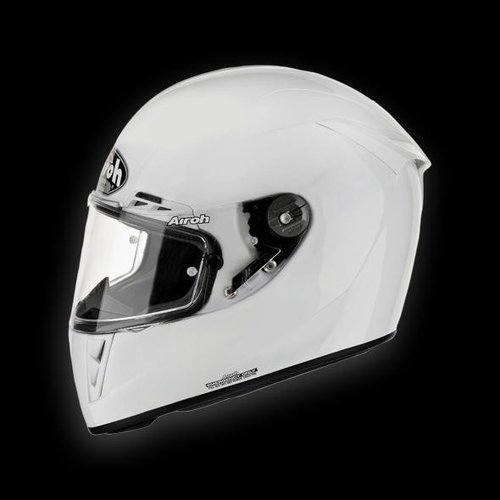 GP400 COLOR GP414 - integrální bílá moto helma Airoh
