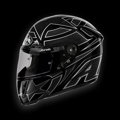 GP400 SHOT GP4SH17 - integrální černá moto helma Airoh