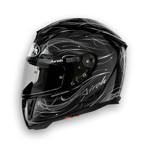 GP500 COSMOS GPCS17 - černá integrální moto helma Airoh