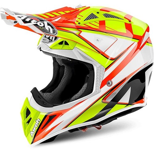 AVIATOR 2.2 DOUBLE AV22DB32 - off-road oranov moto helma Airoh