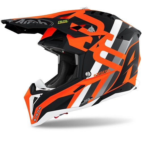 AVIATOR 3.0 RAINBOW  AV3R32 - off-road oranov moto helma Airoh