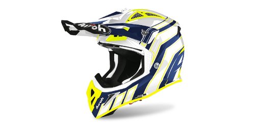 AVIATOR ACE ART AVAAR18 - off-road modr moto helma Airoh