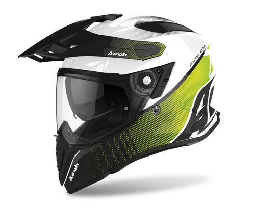 COMMANDER PROGRESS CMP31 - enduro zelen moto pilba AIROH