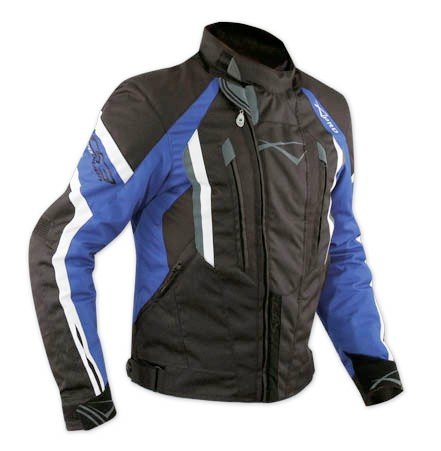 T53 modr textiln moto bunda A-pro