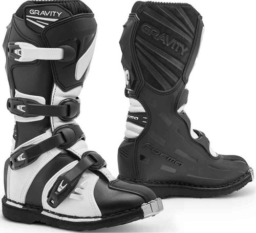 GRAVITY BK/WH erno-bl dtsk MX boty FORMA