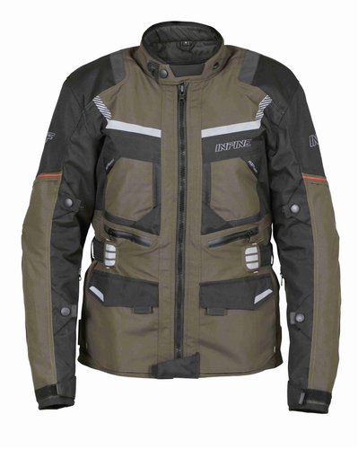 HURRICANE - 3v1 zelen textiln moto bunda INFINE