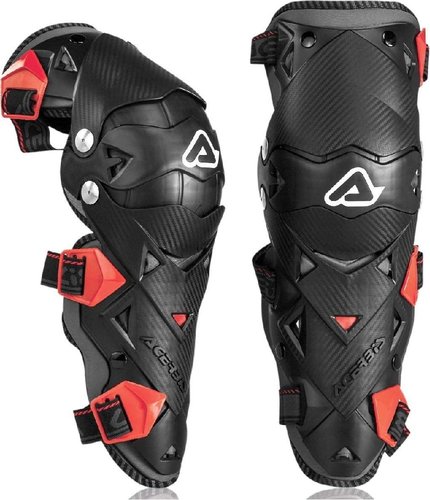 IMPACT EVO 3.0 - BK/RD chrnie kolen ACERBIS