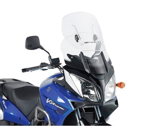 KAF260 nastaviteln plexi SUZUKI DL 650 / 1000 V-Strom / KAWASAKI KLV 1000  (02-11)