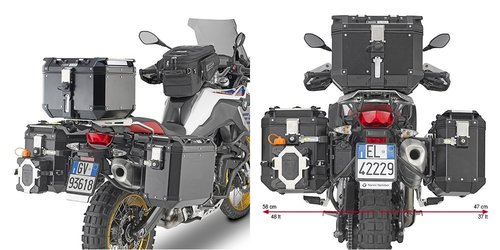 KL5127CAM nosi bonch kufr BMW F 750 / 800 / 850 / 900 GS Adventure (18-24)
