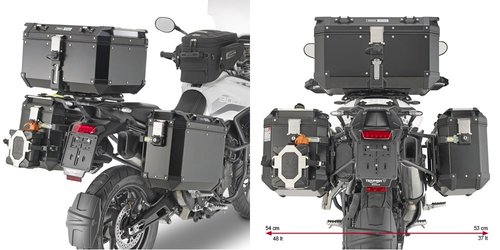 KLO6415CAM nosi bonch kufr TRIUMPH Tiger 900 (20-23)