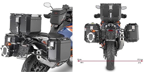 KLO7713CAM nosi bonch kufr KTM 1290 Super Adventure S / R (21-24)