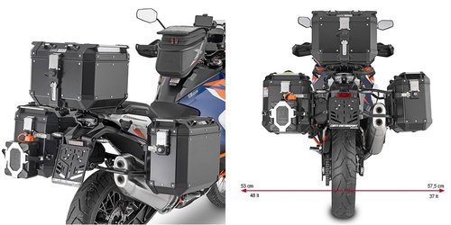 KLO7713CAM nosi bonch kufr KTM 1290 Super Adventure S / R (21-23)