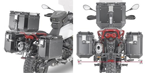 KLOR8203CAM nosi bonch kufr MOTO GUZZI V85 TT (19-23)