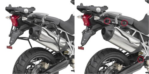 KLR6409 nosi bonch kufr Rapid TRIUMPH Tiger 800 / 800 XC / 800 XR (11-17)