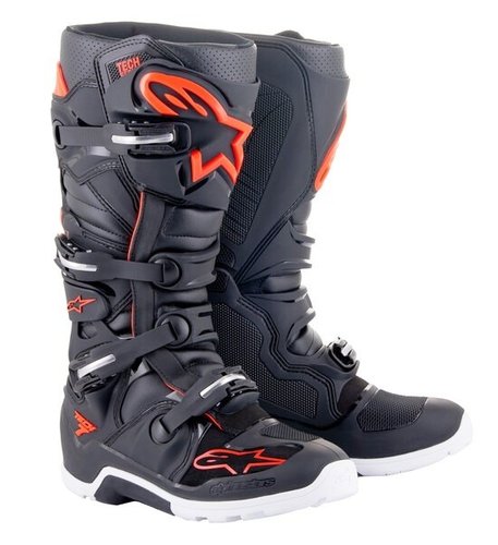 ALPINESTARS TECH 7 Enduro erno-erven  - off-road moto boty