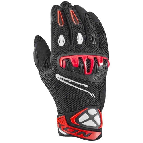 MIRAGE AIR 1117 - erven textiln moto rukavice IXON