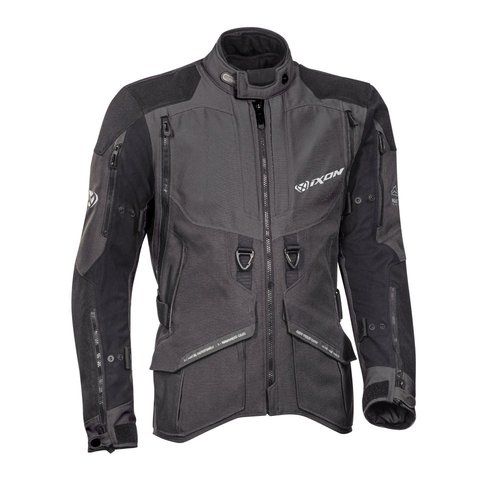 RAGNAR 1103 - pánská černo-šedá moto bunda Ixon