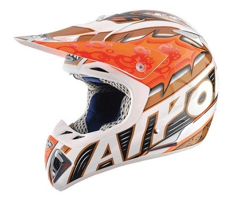 STELT SENIOR FACTORY SSKF32 - off-road oranov moto helma Airoh