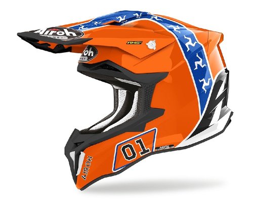 STRYCKER HAZZARD STH32 - off-road oranov moto helma Airoh